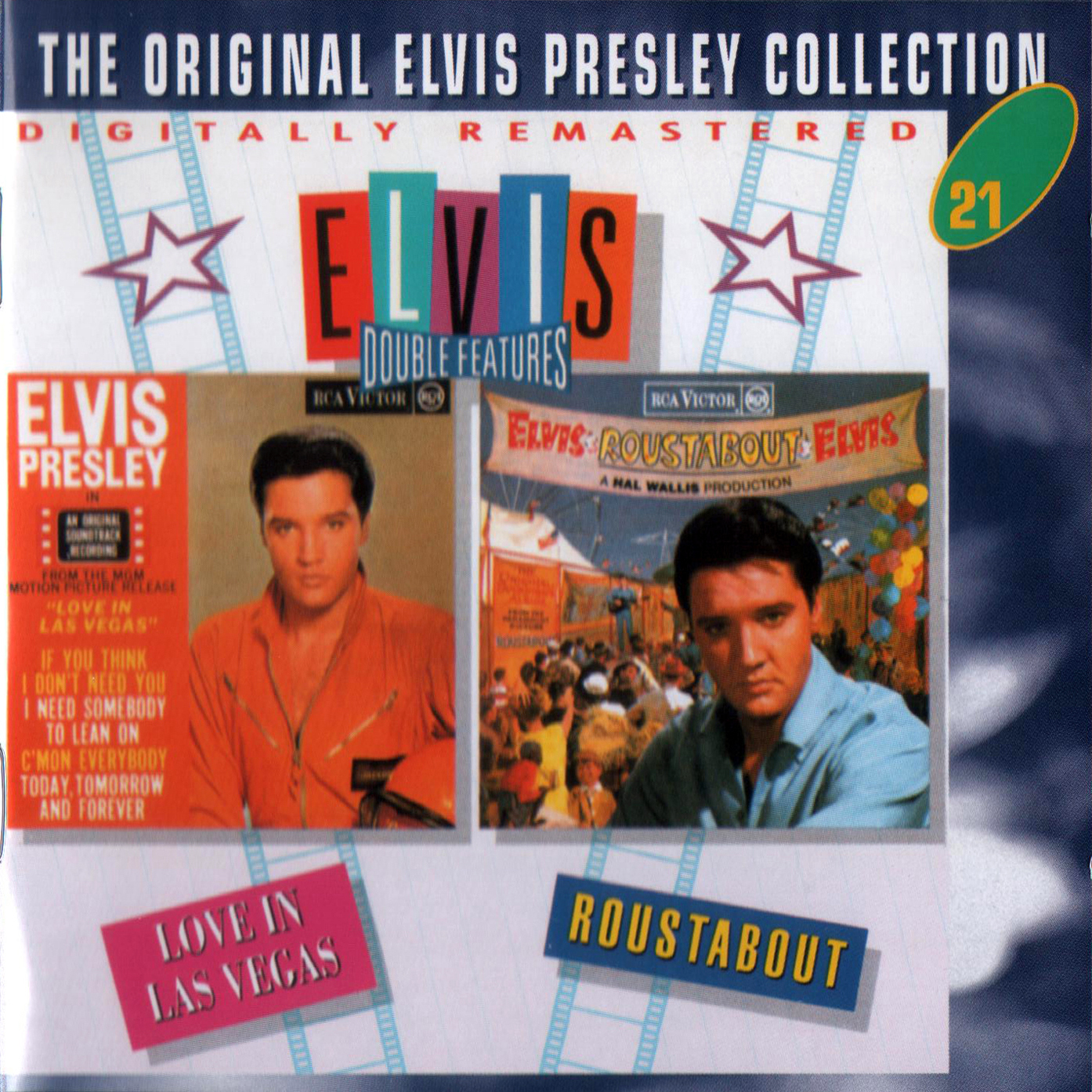 Elvis Presley  The Original Elvis Presley Collection 21; Love in Las Vegas, Roustabout : Front